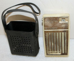 Rare Deluxe Personal Portable Pocket Six Transistor Radio ~ Parts Donor - £9.63 GBP