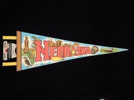 Nebraska 1974 Souvenir Felt Pennant  RARE - $18.99