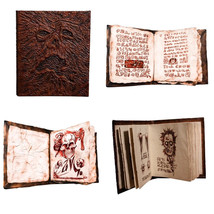 Evil Dead 2 Rise Book of the Dead Necronomicon Replica Prop Figure Latex Cover - £123.70 GBP