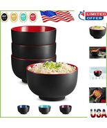 Elegant 4-Piece Large Capacity Ramen Bowls - Dishwasher Safe &amp; Freezer Safe - $1,255.31 MXN