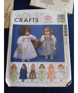 McCalls Pattern 9066 18&quot; Doll Clothes uncut - £5.72 GBP