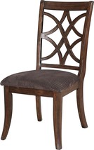 Acme Keenan Side Chair, Walnut Finish, Set Of 2 - £163.23 GBP