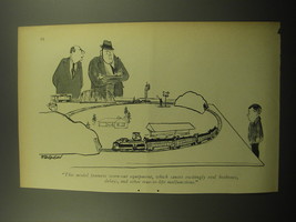 1960 Cartoon by James Stevenson - This model features worn-out equipment - $14.99