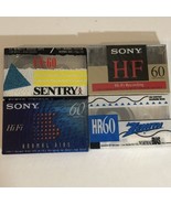 Blank Cassette Tape Lot Of 4 Sony Zenith Sentry 60 Minute - $8.90