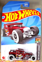 2023 Hot Wheels #60 HW Dream Garage 3/5 BONE SHAKER Dark Red w/WhiteWall Blk5Sp - £6.87 GBP