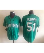 Mariners #51 Ichiro Suzuki Jersey Old Style Uniform Green - €39,08 EUR