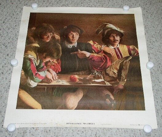 Primary image for The Beatles Poster Vintage 1969 Renaissance Minstrels Celestial Arts