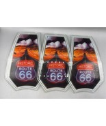 Historic Route 66 Replacement Glass Panels Touch Light Set of 3 - $242.96 MXN