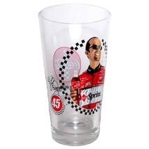 Coca-Cola Nascar Cup Series Kyle Petty #45 Pint Libbey Glass Coke Car Sprint Red - £7.94 GBP