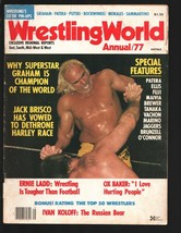 Wrestling World Annual 1977-Superstar Graham-Jack Brisco-Ernie Ladd-Color pin... - £58.72 GBP