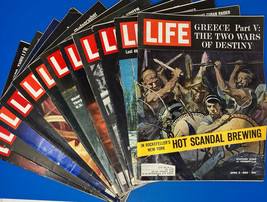 LIFE Magazines Lot of 12 April-August, 1963, Anthony &amp; Cleopatra, Burton Taylor - £28.21 GBP