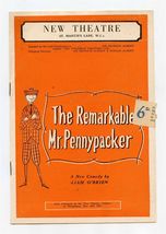 The Remarkable Mr Pennypacker Program New Theatre London England 1953 - $15.84