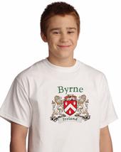 Byrne Irish Coat of arms tee Shirt in White - £12.32 GBP+