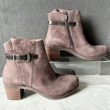 Dansko Hartley Brown Nubuck Leather Ankle Boot Side Zip - Women&#39;s Size 3... - $85.45