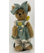 Franklin Heirloom John Deere 11" Teddy Bear Plush Stand JANIE #A1765 Gol... - $29.69