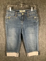 Route 66 Denim Jeans Size 10 (30&#39;&quot;Waist) Womens Blue 3/4 Length Straight Leg - £8.25 GBP