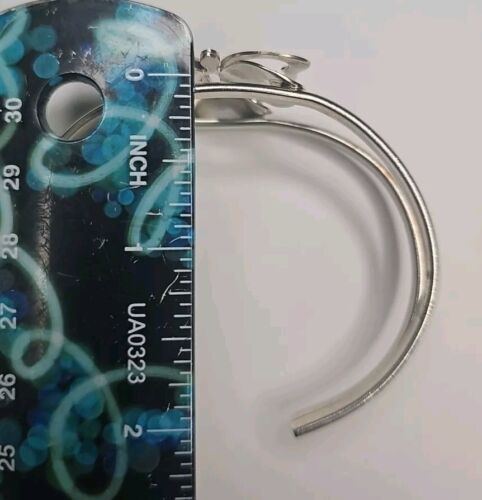 Silver 925 Cuff Butterfly Bracelet Item image 6
