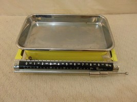 Vintage Westa Karat Bright Yellow Scale &amp; Stainless Steel Removable Tray - £33.38 GBP