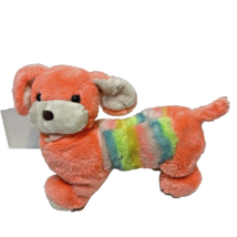 Vintage Commonwealth Stretch Wrinkle and Squeak Plush Dog Stuffed Animal 11&quot; - £14.62 GBP