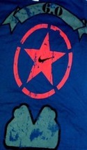 Nike 6.0 Tee Shirt Dark Blue Red Star in Circle Green 6.0 Banner Size S - $20.60