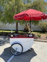 Beverage Liquor Drinks Station Cart Mobile Bar Push Cart Elegant Rolling... - $116,715.15 MXN