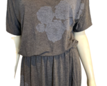 Bella Flytrap Women&#39;s Knit Dress with Elastic Waist Grey Size L NWT - $18.99