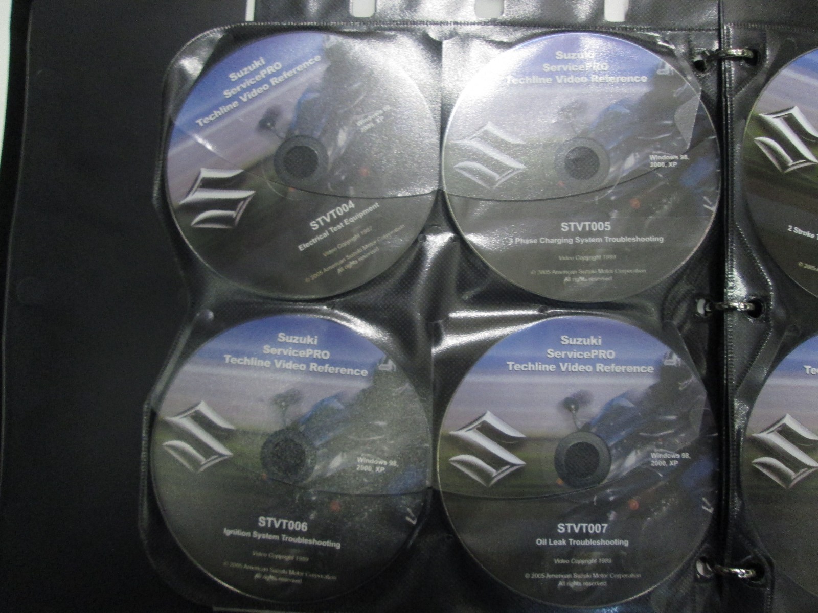 2006 2007 Suzuki ServicePRO Techline Video Reference CD DVD 4 Stroke SET FACTORY Item image 4