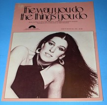 Rita Coolidge Sheet Music Vintage 1978 The Way You Do The Things You Do - £15.22 GBP