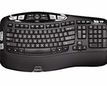 Logitech K350 Wave Ergonomic Keyboard with Unifying Wireless Technology ... - £56.16 GBP