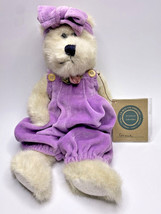 Boyd&#39;s Bears &quot;Grace&quot; Teddy Bear Purple Overalls 11&quot; With Tags BB18 - £19.97 GBP