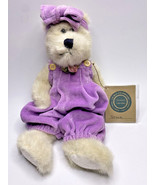 Boyd&#39;s Bears &quot;Grace&quot; Teddy Bear Purple Overalls 11&quot; With Tags BB18 - £19.97 GBP