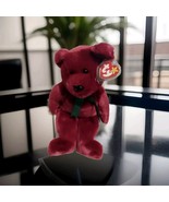 New Ty Original  Beanie Buddy - Large 15&quot; Teddy Cranberry - $222.06 MXN