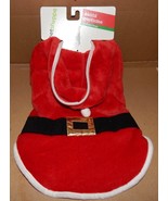 Christmas Dog Costume Santa Claus Med To Large 20 To 35 Lbs 150U - £6.67 GBP