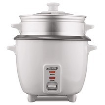 Brentwood 8 Cup Rice Cooker / Non-Stick with Steamer in White - £62.13 GBP