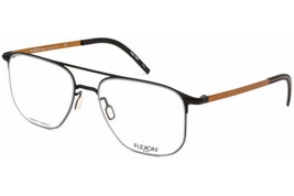 Flexon FLEXON B2004 001 Black 55mm Eyeglasses New Authentic - £34.14 GBP
