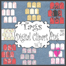 Tags Digital Clipart Vol. 18 - $1.25