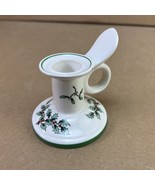 Spode Christmas Tree Pattern Candlestick Holder for Single Candle Englan... - $12.98