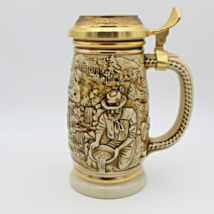 The Gold Rush Stein Ceramarte Brazil Avon #273838 Pioneers 49&#39;ers 1987 V... - £9.42 GBP