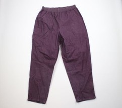 Vintage 90s Streetwear Womens 18 W Relaxed Fit Tapered Leg Jeans Purple USA - $39.55