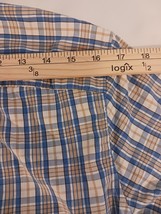 Abercrombie & Fitch Long Sleeve Button-down Collar Blue & Brown Men Shirt XS image 5