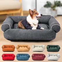 Luxury Plush Pet Sofa Bed - Cozy Haven For Dogs And Cats - £42.68 GBP+