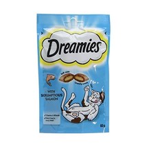 Dreamies Cat Treats with Salmon, 60 g - Pack of 8  - $19.00