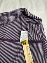 Lee Riders Shape Illusions Women’s Purple & White Stripes Long Sleeve Top Sz XL image 8