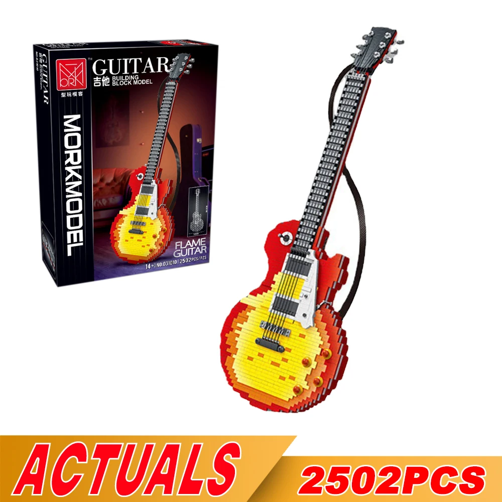 NEW Ideas Creative Musical Instrument Model 21329 Diy Guitar Building Blocks - £152.92 GBP