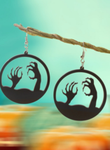 Zomblie hand earrings - $9.41