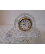 CRYSTAL LEGENDS BY GODINGER CRYSTAL VANITY DESK MANTEL CLOCK 3-7/8&quot;W - $17.58 CAD