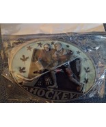 New Old Stock Hockey Players Enamel Metal Belt Buckle  NHL Sports Fan Un... - $33.60 CAD