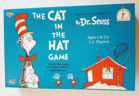 Dr. Seuss CAT In THE HAT Board 1st Edition 1996 University Games Great G... - $55.43