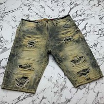 Men&#39;s Makobi Distressed Vintage Denim Shorts NWT - £76.76 GBP