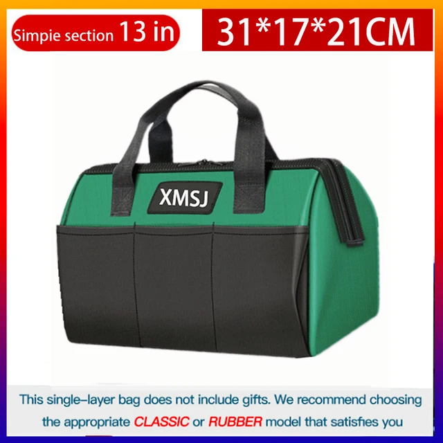 Tool Bag Portable Electrician Storage Bag Carpentry Hardware Repair Large Thicke - £53.18 GBP